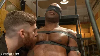 Osiris Blade in 'Hung KinkMen PA Explores the Bondage Wall and Gets Edged'