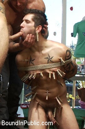 Kink Men 'Cocky stud gets gangbanged in a clothing store' starring Parker London (Photo 12)