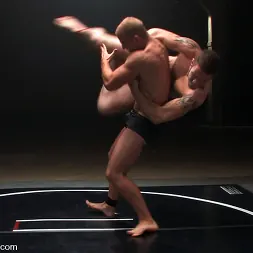 Patrick Rouge in 'Kink Men' vs Wolf HudsonThe Oil Match (Thumbnail 2)
