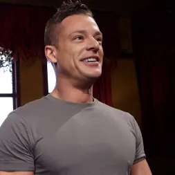 Rex Cameron in 'Kink Men' Chiseled guy begs to cum under intense edging (Thumbnail 1)