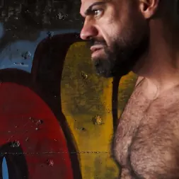 Ricky Larkin in 'Kink Men' Alone: Ricky Larkin Ties Up His Cock and Balls in an Abandoned Factory (Thumbnail 1)