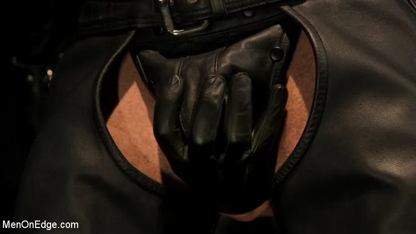 Kink Men 'Larkin's Load: Ricky Larkin Bound in Leather, Tickled, and Drained' starring Ricky Larkin (Photo 2)