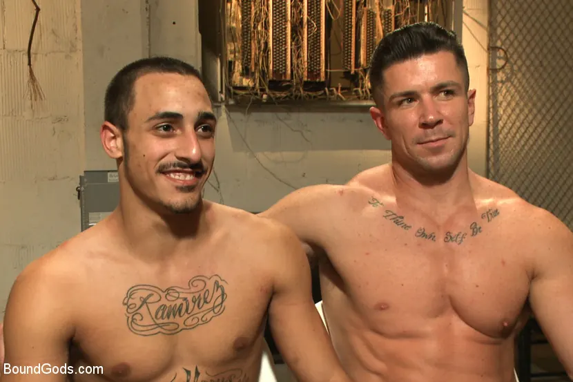 Kink Men 'Creepy handyman choke fucks an unwilling student in bondage' starring Rico Romero (Photo 5)