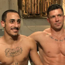 Rico Romero in 'Kink Men' Creepy handyman choke fucks an unwilling student in bondage (Thumbnail 5)