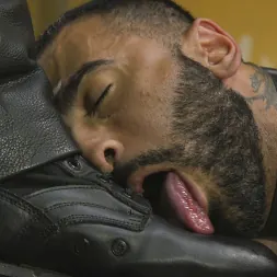 Rikk York in 'Kink Men' Loves to Lick Leather while being Chained and Flogged (Thumbnail 4)