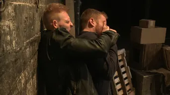 Sebastian Keys in 'Dockworker gets taken down and fucked by a leather dom'