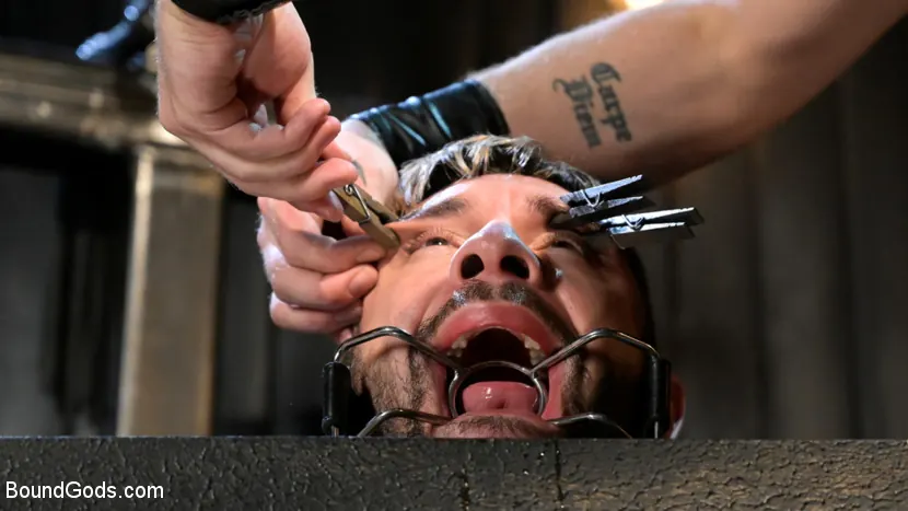 Kink Men 'Stocked and Cocked: Seth Santoro Beaten and Fucked in a Stockade' starring Sebastian Keys (Photo 8)