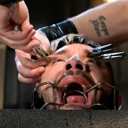 Sebastian Keys in 'Kink Men' Stocked and Cocked: Seth Santoro Beaten and Fucked in a Stockade (Thumbnail 8)