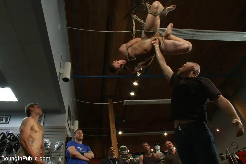 Kink Men 'Young stud is bound for the first time at Mr. S Leather' starring Sebastian Keys (Photo 12)