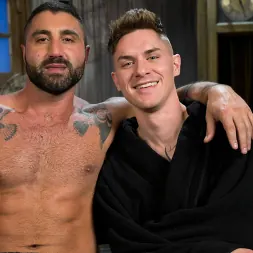 Sharok in 'Kink Men' Bound Initiation: Sharok Breaks in New Fraternity Pledge Zak Bishop (Thumbnail 18)