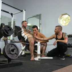 Shay Stone in 'Kink Men' Hairy Hunk Shay Stone Gets Bound, Tickled, and Edged (Thumbnail 7)