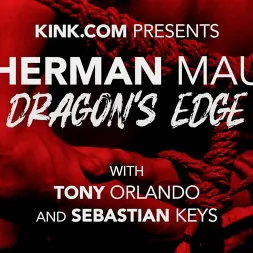 Sherman Maus in 'Kink Men' DRAGON'S EDGE: Newcomer Sherman Maus Gets Balls and Asshole Stretched (Thumbnail 1)