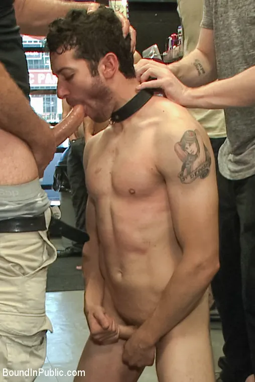Kink Men 'Hot sex shop thief fucked and pissed on in the back arcade' starring Silas O'Hara (Photo 13)