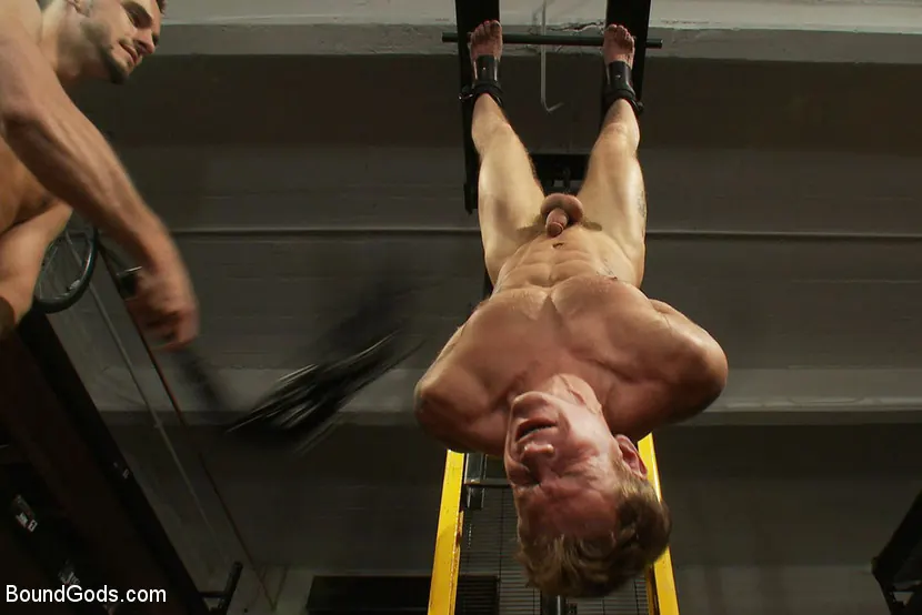 Kink Men 'Phenix Saint gets his ass violated for the first time on Bound Gods.' starring Trent Diesel (Photo 3)