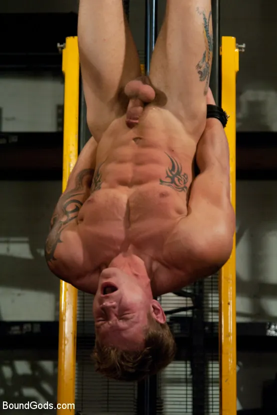 Kink Men 'Phenix Saint gets his ass violated for the first time on Bound Gods.' starring Trent Diesel (Photo 9)