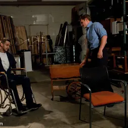 Trent Diesel in 'Kink Men' Phenix Saint gets his ass violated for the first time on Bound Gods. (Thumbnail 12)