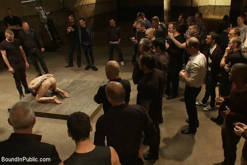 Kink Men 'Bound and suspended upside down while brutally fucke' starring Trent Diesel (Photo 11)