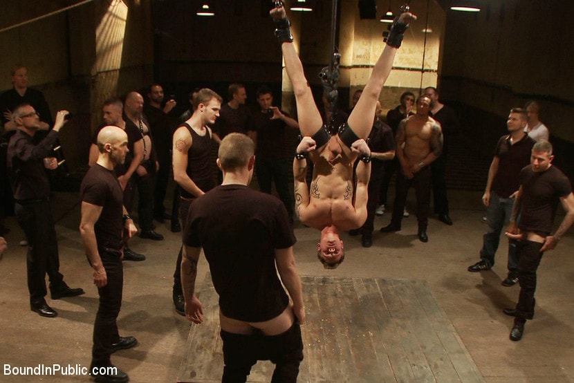 Kink Men 'Bound and suspended upside down while brutally fucke' starring Trent Diesel (Photo 12)