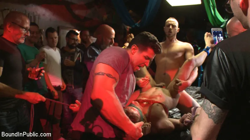 Kink Men 'Horny bar patrons have fun with the hot go-go dancer for SF Pride!' starring Trenton Ducati (Photo 12)