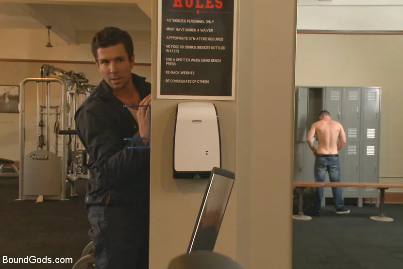 Trenton Ducati in 'Hot Gym Stud Tormented and Fucked by the Creepy Handyman' from 'Kink Men' (Photo 2) Kink Men 'Hot Gym Stud Tormented and Fucked by the Creepy Handyman' starring Trenton Ducati (Photo 2)