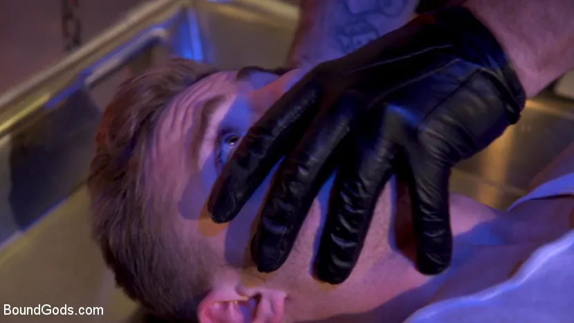 Kink Men 'New boy Tom Bentley fucked by leather doctor Trenton Ducati' starring Trenton Ducati (Photo 11)