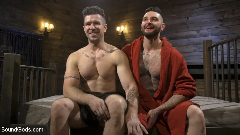 Kink Men 'Ripped God Teddy Bryce Fucked and Beaten in Rope Bondage by Hot Stud!' starring Trenton Ducati (Photo 20)