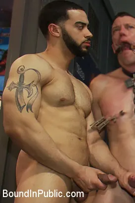 Kink Men 'Innocent man is taken into a porn shop and turned into a sex slave.' starring Tristan Jaxx (Photo 14)