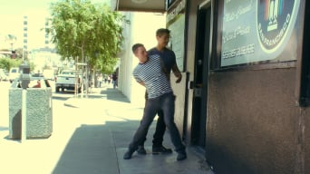 Tristan Jaxx in 'Innocent man is taken into a porn shop and turned into a sex slave.'