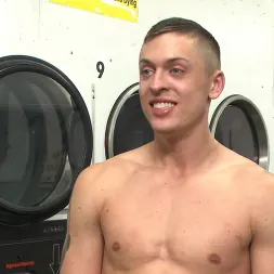 Tyler Rush in 'Kink Men' Edged, tormented and gang fucked in a dirty laundromat (Thumbnail 1)