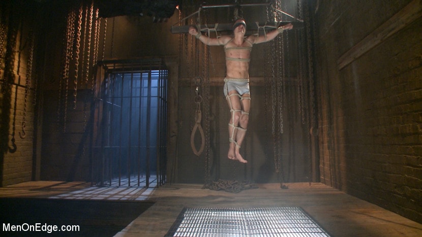 Kink Men 'Party boy wakes up to find himself in a crucified edging' starring Tyler Rush (Photo 17)