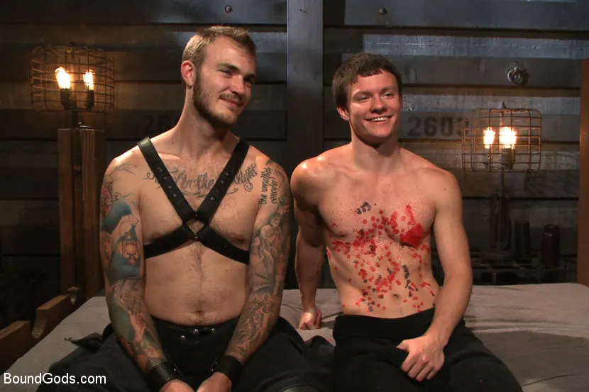 Kink Men 'Caged sex slave endures a beating, hot wax and hard stockade fuck' starring Tyler Sweet (Photo 3)