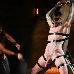 Vander Pulaski in 'Kink Men' TURTLE BOY: Buck Richards is fucked, flogged and bound in a metal cage and renamed Turtle Boy by Vander Pulaski (Thumbnail 14)
