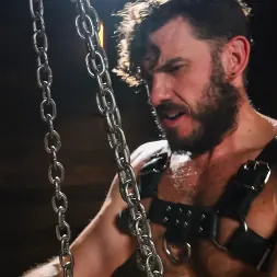 Vander Pulaski in 'Kink Men' TURTLE BOY: Buck Richards is fucked, flogged and bound in a metal cage and renamed Turtle Boy by Vander Pulaski (Thumbnail 26)