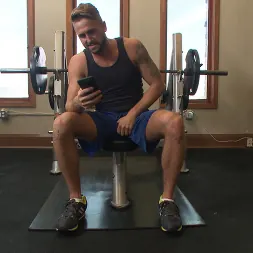 Wesley Woods in 'Kink Men' Horny Gym Stud's Wet Dream (Thumbnail 9)