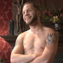Wolf Hudson in 'Kink Men' Wolf Hudson's giant uncut cock gets tied up and relentlessly edged (Thumbnail 10)